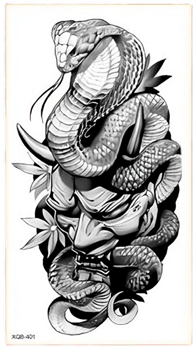 Snake Tattoo FAKE TATTOOS