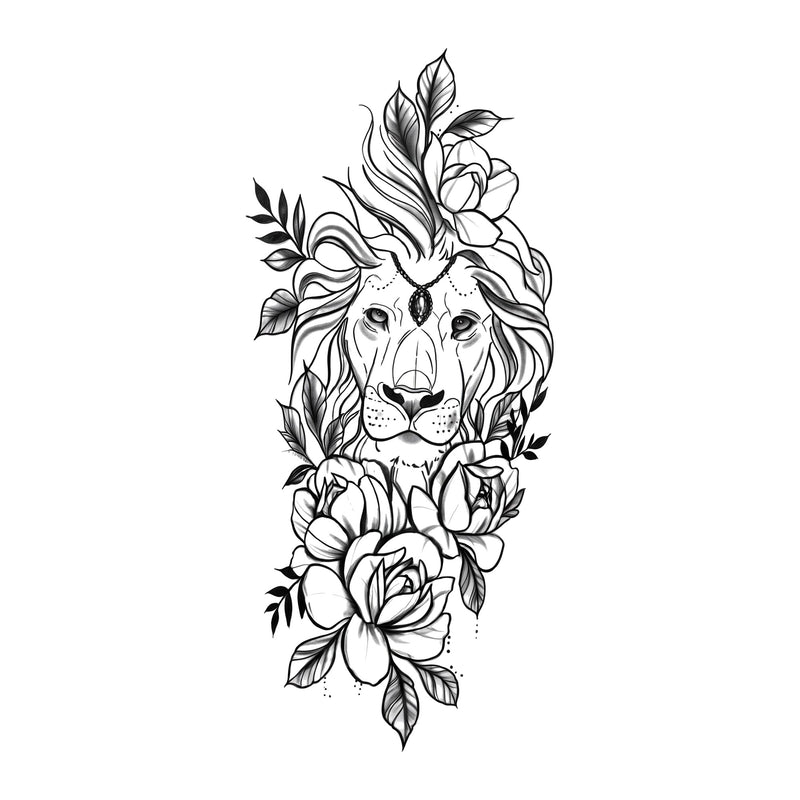 Lion Muse de Sable & Fleur & Floral