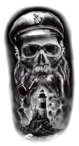 Bone Noir Skull & Lighthouse